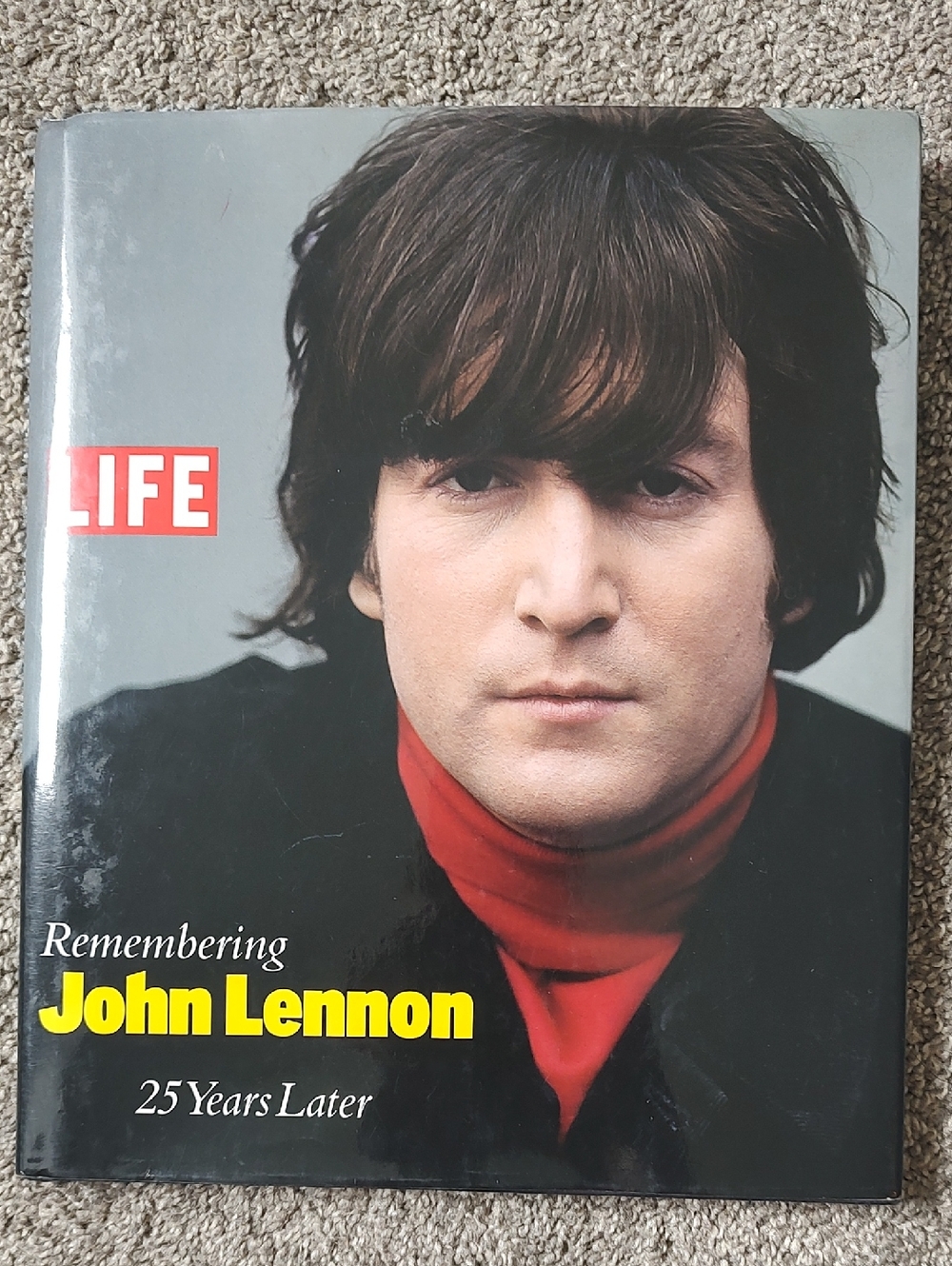 Life Remembering John Lennon 25 Years Later 128 Page Hardcover Book
